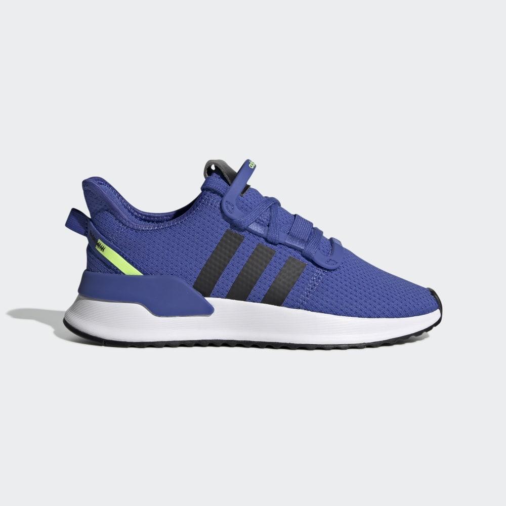 Adidas Boys' U_Path Run Originals Shoes Blue/Black/Yellow Ireland EE7433